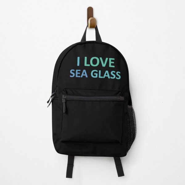 Item preview, Sea Glass Love Words I Love Sea Glass - Beach Blues Sea Glass Colors 2 of 6 designed and sold by Beachy.