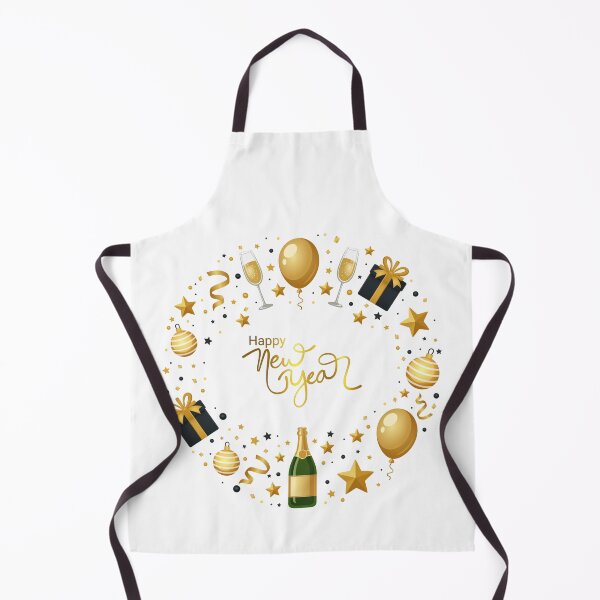 Item preview, Happy New Year With Champagne, Balloons, Gifts. designed and sold by Dinasshop.