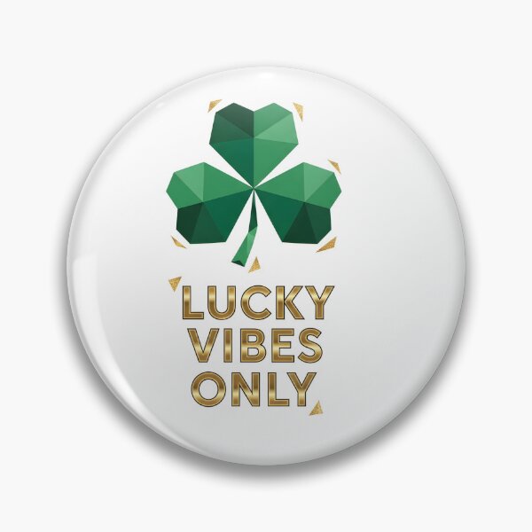 Item preview, Lucky Vibes Only - Geometric Emerald Shamrock St. Patrick's Day designed and sold by Latikshop.