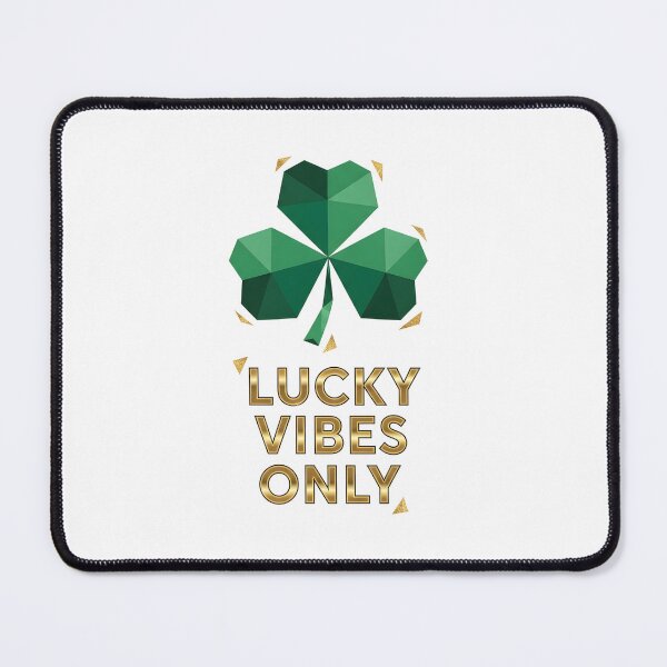 Item preview, Lucky Vibes Only - Geometric Emerald Shamrock St. Patrick's Day designed and sold by Latikshop.