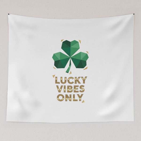 Item preview, Lucky Vibes Only - Geometric Emerald Shamrock St. Patrick's Day designed and sold by Latikshop.