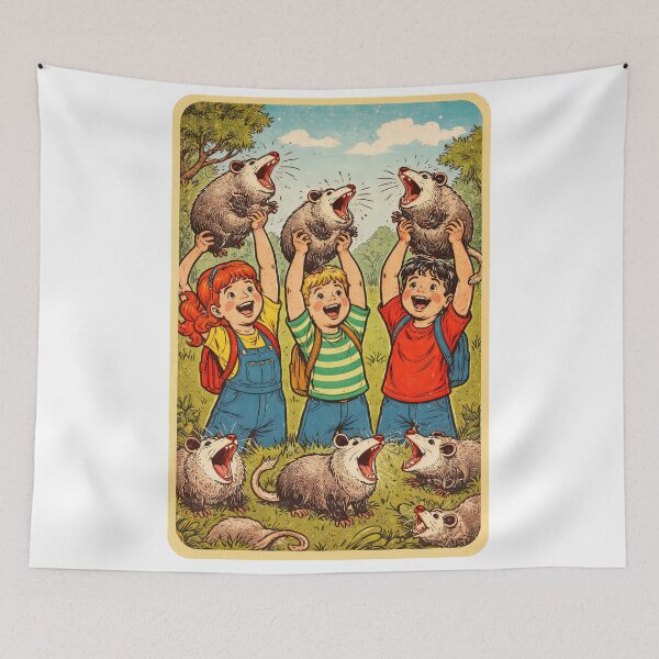 Item preview, Possum Appreciation Club — We Screech Together designed and sold by LoveLaxmi Arts.