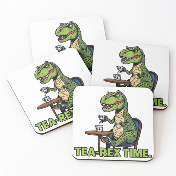 Item preview, Funny Tea-Rex Time Pun - Sophisticated Dinosaur Aesthetic designed and sold by QuikFun.