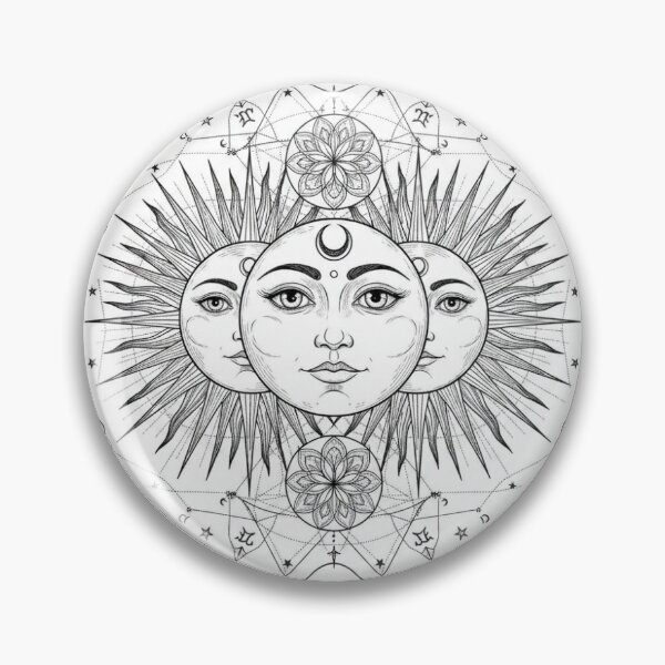 Item preview, The Triple Goddess Sun designed and sold by varshitha2024.