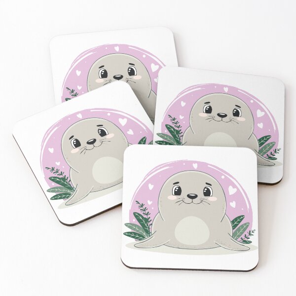 Item preview, Foca Kawaii – Foca Adorable designed and sold by Rocamisetas.