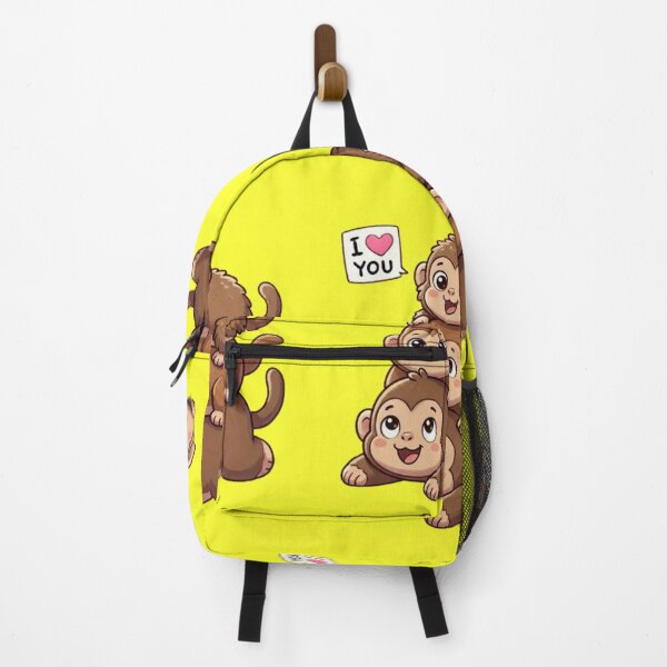 Item preview, Kawaii Monkey Stack - Cute Chibi Jungle Animals Tees designed and sold by rjjvstudio26.