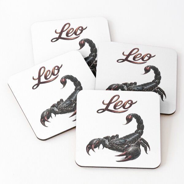 Item preview, Leo Scorpio Zodiac Name Scorpion Power Dark Energy Design designed and sold by AlexLineArt.
