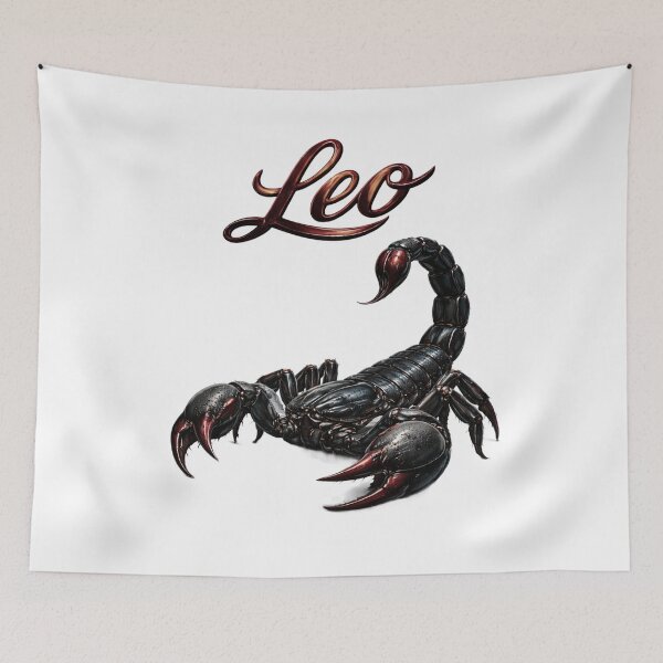 Item preview, Leo Scorpio Zodiac Name Scorpion Power Dark Energy Design designed and sold by AlexLineArt.