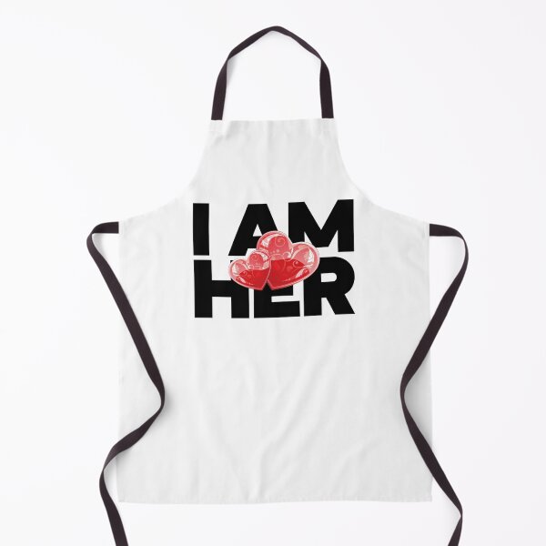 Item preview, I Am Her - Funny Matching Graphic For Couples, Black Text designed and sold by HGstudioDesign.