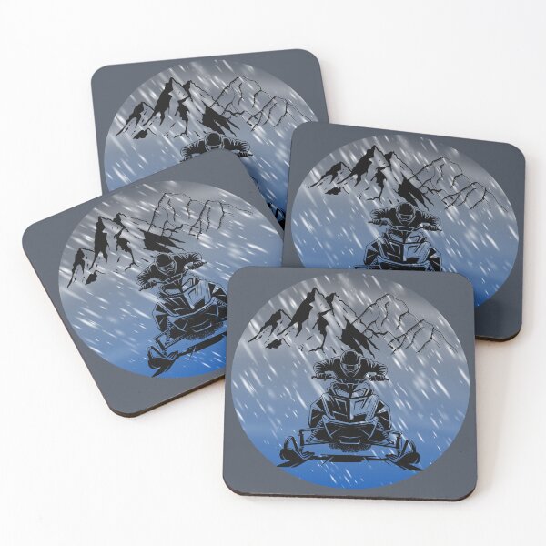 Item preview, Snowmobile Rider in the Mountains designed and sold by Szpaku desart .