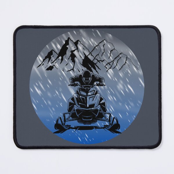 Item preview, Snowmobile Rider in the Mountains designed and sold by Szpaku desart .