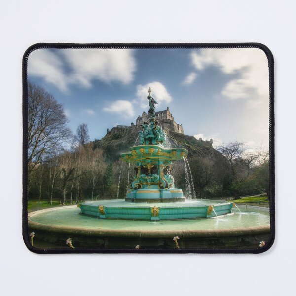 Item preview, Edinburgh Castle and Ross Fountain designed and sold by RJW Images.