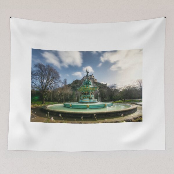 Item preview, Edinburgh Castle and Ross Fountain designed and sold by RJW Images.