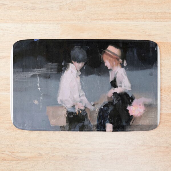 Item preview, Couple engaging in a quiet moment together designed and sold by lautir.