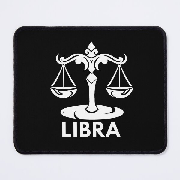 Item preview, LIBRA (black t-shirt) designed and sold by draw-in-routine.