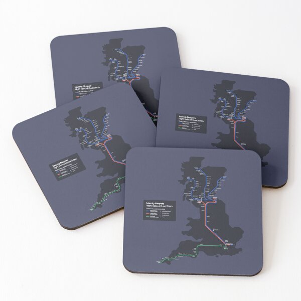 Item preview, Intercity Sleepers Railway Map designed and sold by shirtsmith.