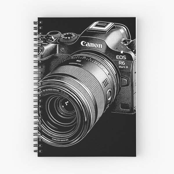 Item preview, Canon EOS R6 Mark III — Detailed Camera Illustration for Photographers designed and sold by Stinky Lincy's Apparel Company.