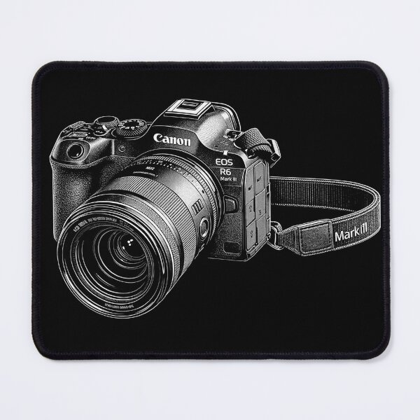 Item preview, Canon EOS R6 Mark III — Detailed Camera Illustration for Photographers designed and sold by Stinky Lincy's Apparel Company.