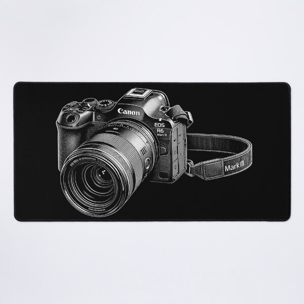 Item preview, Canon EOS R6 Mark III — Detailed Camera Illustration for Photographers designed and sold by Stinky Lincy's Apparel Company.