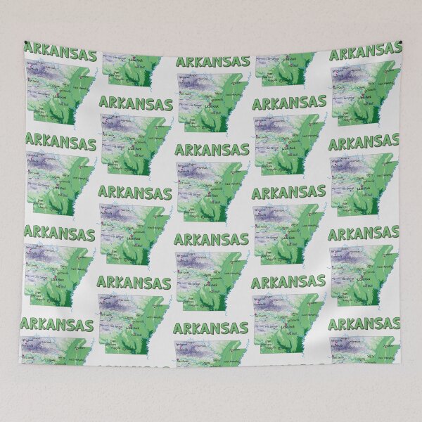 Item preview, Arkansas State Relief Map - Detailed Geographic Design designed and sold by mashmosh.