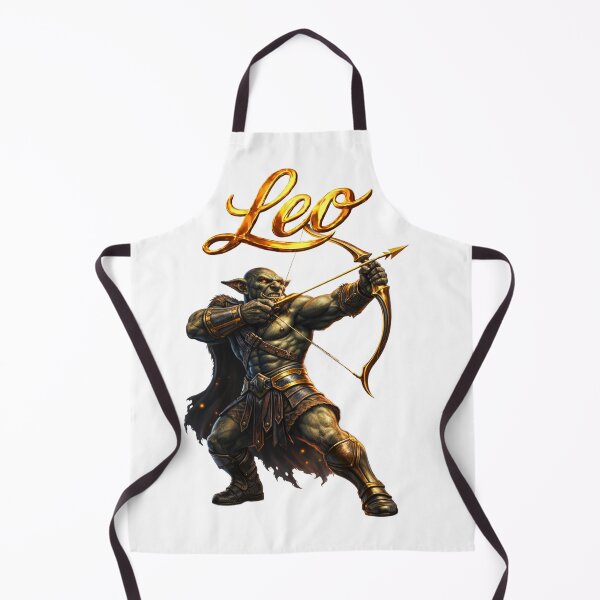 Item preview, Leo Sagittarius Zodiac Name Archer Fire Power Design designed and sold by AlexLineArt.