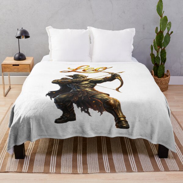 Item preview, Leo Sagittarius Zodiac Name Archer Fire Power Design designed and sold by AlexLineArt.