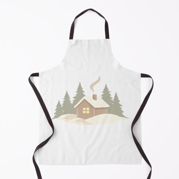 Item preview, Minimal Scandinavian Winter Cabin with Warm Light designed and sold by Fernova.