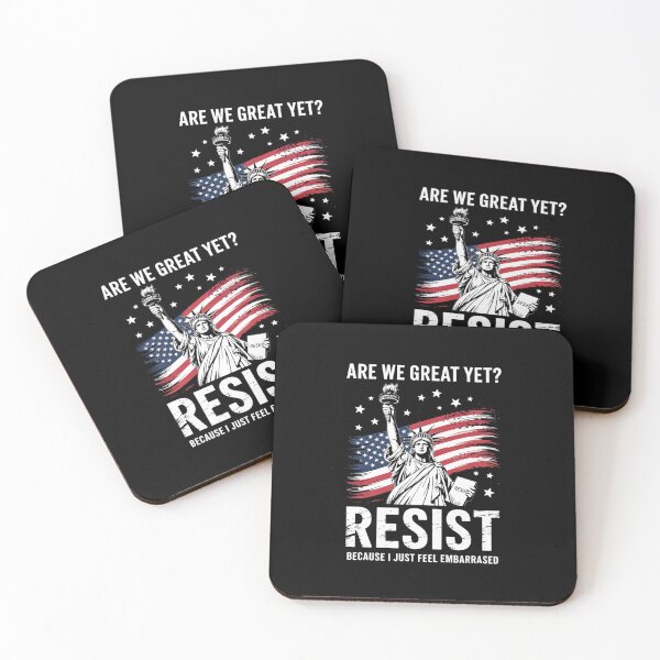 Item preview, are We Great Yet Cause I liberals democrat USA flag liberty designed and sold by AquaKiev.