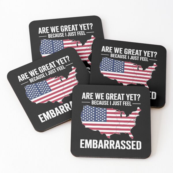 Item preview, Are We Great Yet American Map Flag Democrat Supporter designed and sold by CombatTask.