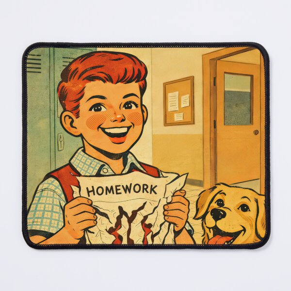 Item preview, Dog Ate My Homework designed and sold by LoveLaxmi Arts.