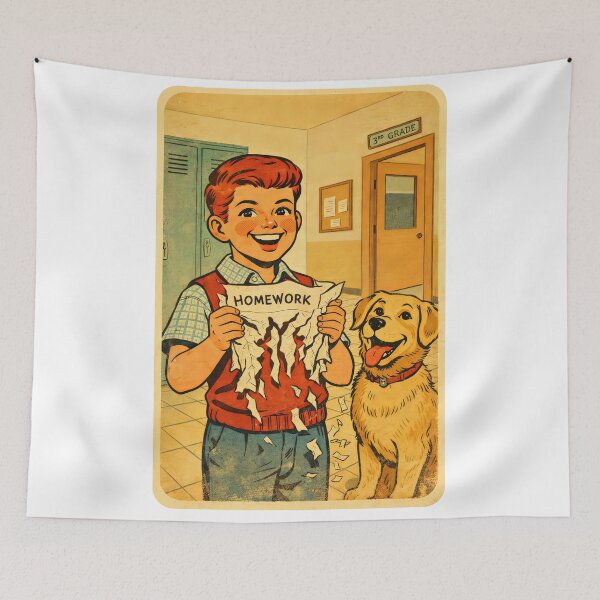 Item preview, Dog Ate My Homework designed and sold by LoveLaxmi Arts.
