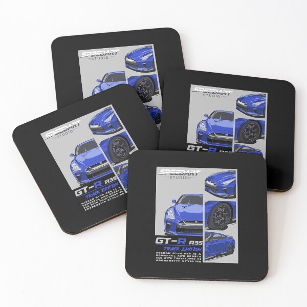 Item preview, R35 Track Edition – Blue JDM Performance Car Design designed and sold by SpeedArtStudio.