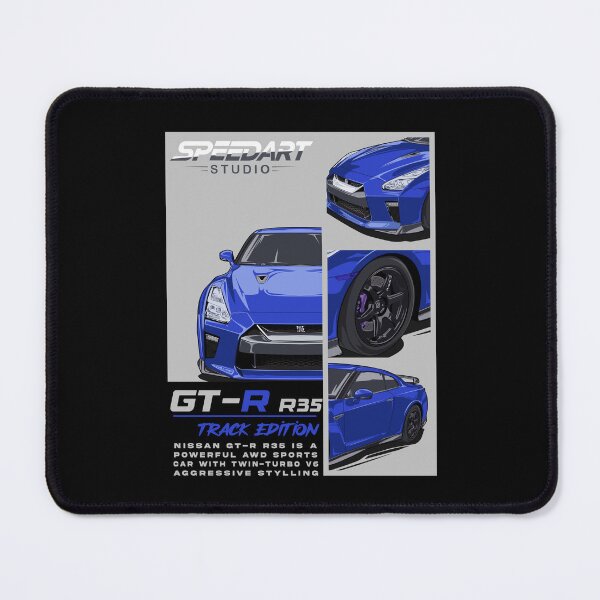 Item preview, R35 Track Edition – Blue JDM Performance Car Design designed and sold by SpeedArtStudio.