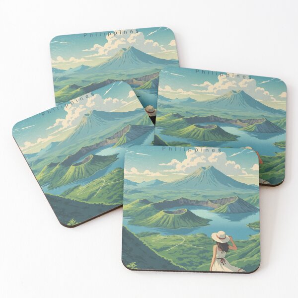 Item preview, Pastel Breeze Over Taal’s Blue Mirror designed and sold by JacksoonLester.