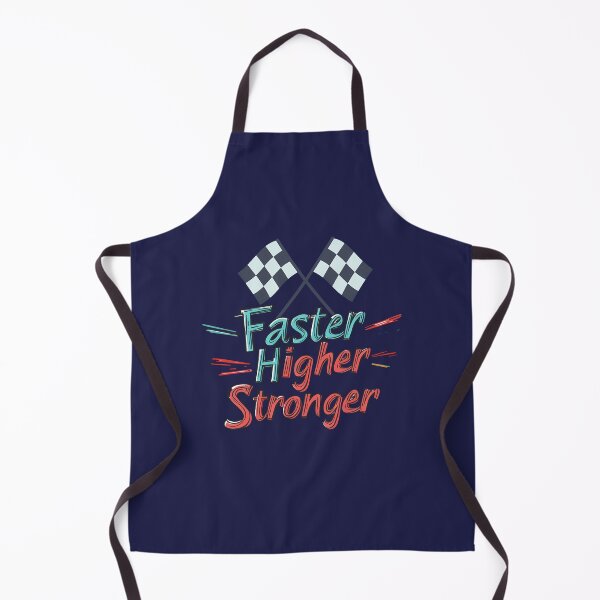 Item preview, Faster Higher Stronger – Racing Motivation Typography Design designed and sold by LoudVictory.