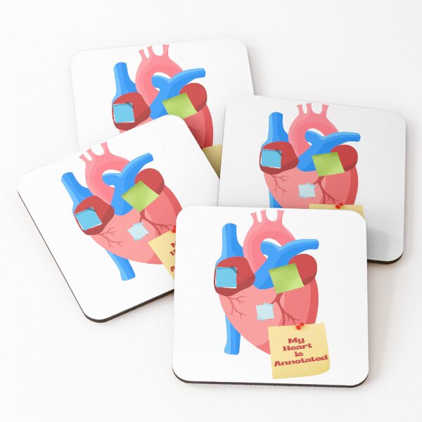 Item preview, My Heart is Annotated designed and sold by Vantage Print Co..