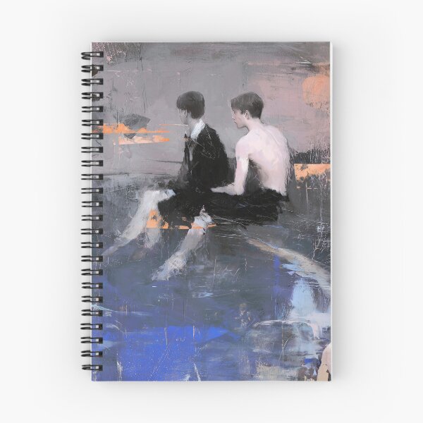 Item preview, Two Figures by a Poolside designed and sold by lautir.