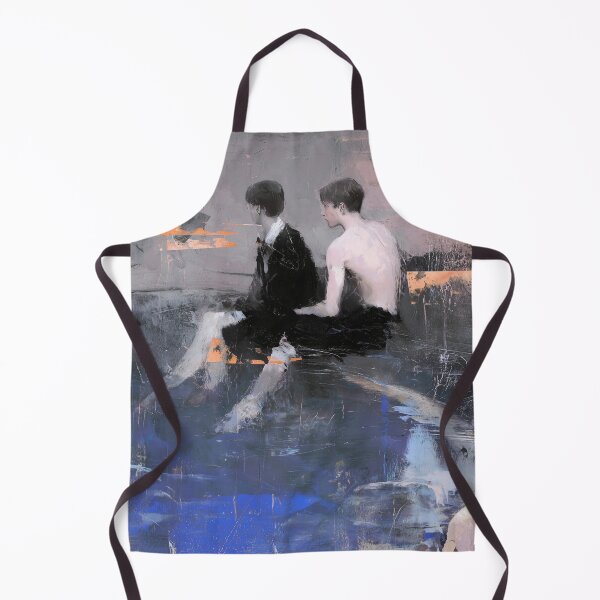 Item preview, Two Figures by a Poolside designed and sold by lautir.