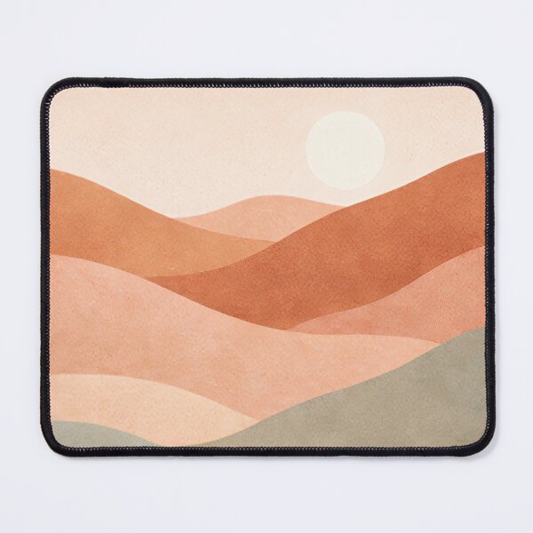 Item preview, Soft Desert Sunset Abstract Landscape designed and sold by TMDesignStudio.
