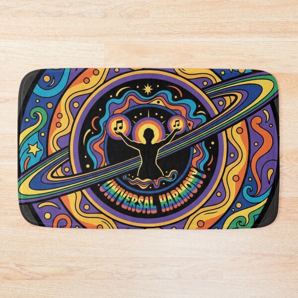 Item preview, Interstellar Grooves Saturn Vinyl Psychedelic Poster Art designed and sold by Thaivi Design.
