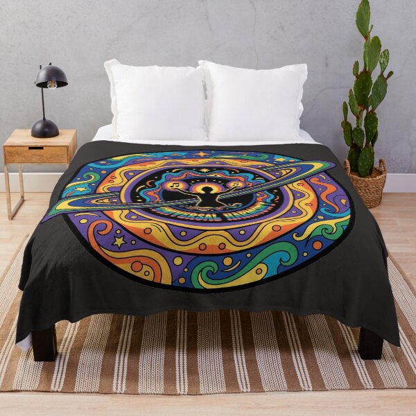 Item preview, Interstellar Grooves Saturn Vinyl Psychedelic Poster Art designed and sold by Thaivi Design.