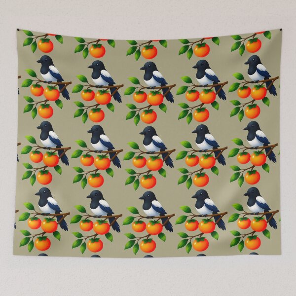 Item preview, Zen Magpie Spirit: Symbol of Hope and Success designed and sold by Fantabulous.