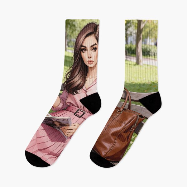 Item preview, Coffee and Magazine Moment designed and sold by GlamourCutieAI.