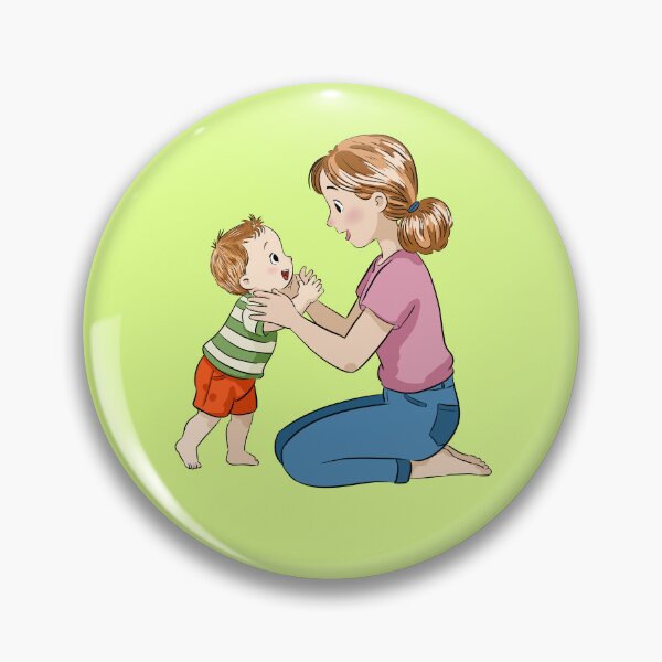 Item preview, Mother and son - first steps , love and joy designed and sold by MartynaKanik.