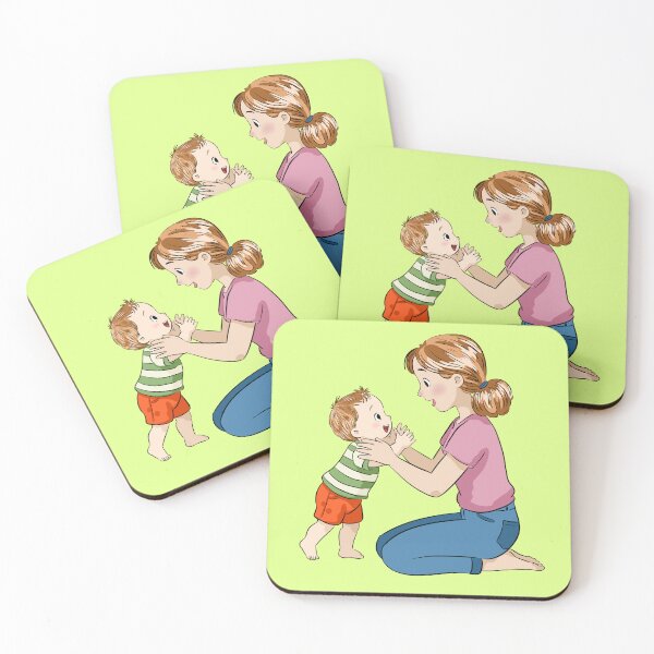 Item preview, Mother and son - first steps , love and joy designed and sold by MartynaKanik.
