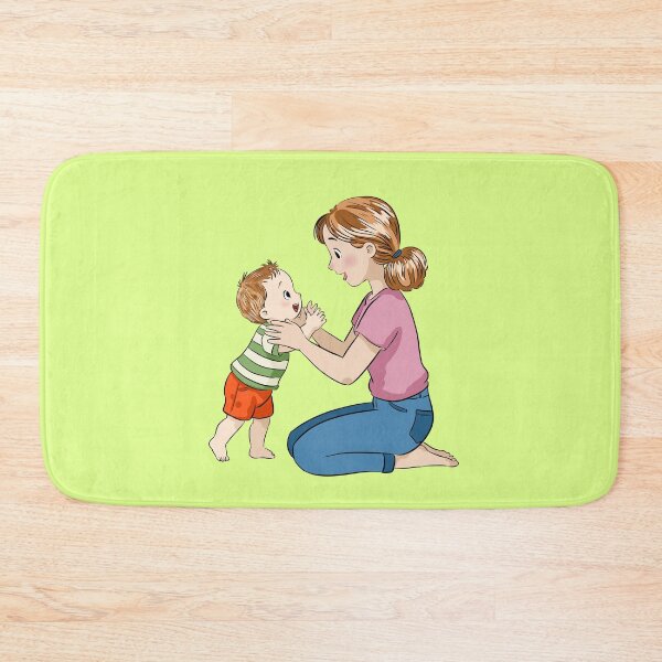 Item preview, Mother and son - first steps , love and joy designed and sold by MartynaKanik.