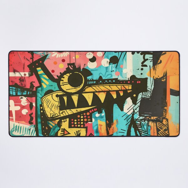 Item preview, Abstract Monster - Neo-Expressionist Street Art designed and sold by DEKALQUE.