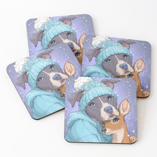 Item preview,  Pit Bull Deer Love designed and sold by Nocturne  Paws.