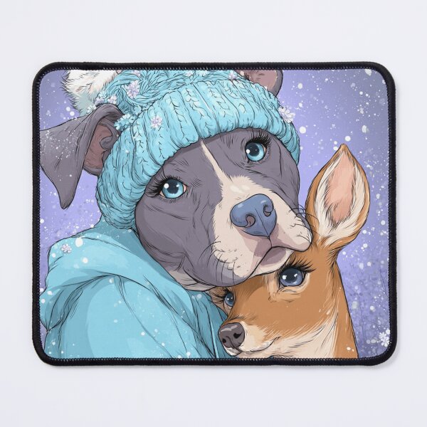 Item preview,  Pit Bull Deer Love designed and sold by Nocturne  Paws.