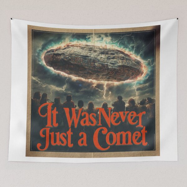 Item preview, 3iAtlas, It Was Never Just a Comet (Retro Sci-Fi Edition) designed and sold by Antik by Schulz.
